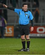 23 February 2013; Referee Joe Curley. Allianz Football League, Division 2, Armagh v Wexford, Athletic Grounds, Armagh. Picture credit: Oliver McVeigh / SPORTSFILE