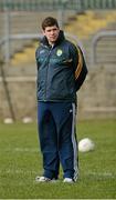 10 March 2013; Eamon Fitzmaurice, Kerry manager. Allianz Football League, Division 1, Donegal v Kerry, Páirc MacCumhaill, Ballybofey, Co. Donegal. Picture credit: Oliver McVeigh / SPORTSFILE