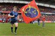13 April 2013; Sean Cronin, Leinster, makes his way out for the start of the game. Celtic League 2012/13, Round 20, Munster v Leinster, Thomond Park, Limerick. Picture credit: Diarmuid Greene / SPORTSFILE