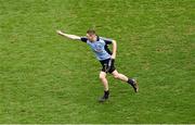 14 April 2013; Jason Whelan, Dublin, celebrates after scoring his side's second goal. Allianz Football League, Division 1, Semi-Final, Dublin v Mayo, Croke Park, Dublin. Picture credit: Stephen McCarthy / SPORTSFILE