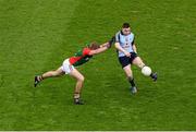 14 April 2013; Paddy Andrews, Dublin, in action against Kevin Keane, Mayo. Allianz Football League, Division 1, Semi-Final, Dublin v Mayo, Croke Park, Dublin. Picture credit: Stephen McCarthy / SPORTSFILE