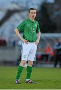 16 April 2013; Jesse Stafford Lacey, Republic of Ireland. U15 International Friendly, Republic of Ireland v Finland, Oscar Traynor Centre, Coolock, Dublin. Picture credit: Barry Cregg / SPORTSFILE