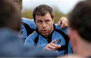 20 April 2013; Shannon's Marcus Horan speaks to his team mates after the game. Ulster Bank League, Division 1A, Shannon v Lansdowne, Coonagh, Limerick. Picture credit: Diarmuid Greene / SPORTSFILE