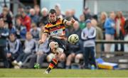 20 April 2013; Mark Roche, Lansdowne, kicks a penalty. Ulster Bank League, Division 1A, Shannon v Lansdowne, Coonagh, Limerick. Picture credit: Diarmuid Greene / SPORTSFILE