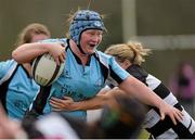 20 April 2013; Ruth O'Reilly, Galwegians, in action against Old Belvedere. Paul Flood Cup Final, Old Belvedere v Galwegians, Seapoint RFC, Killiney, Co. Dublin. Picture credit: Matt Browne / SPORTSFILE
