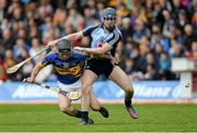 21 April 2013; Paul Ryan, Dublin, in action against Conor O'Brien, Tipperary. Allianz Hurling League, Division 1, Semi-Final, Tipperary v Dublin, Semple Stadium, Thurles, Co. Tipperary. Picture credit: Brian Lawless / SPORTSFILE