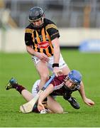 21 April 2013; Cyrill Donnellan, Galway, in action against JJ Delaney, Kilkenny. Allianz Hurling League, Division 1, Semi-Final, Kilkenny v Galway, Semple Stadium, Thurles, Co. Tipperary. Picture credit: Barry Cregg / SPORTSFILE