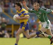 15 June 2003; Mark O'Connell, Clare, in action against Limerick's Stephen Lavin. Bank of Ireland Munster Senior Football Championship Semi-Final, Clare v Limerick, Cusack Park, Ennis, Co. Clare. Picture credit; Matt Browne / SPORTSFILE *EDI*