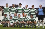 13 June 2003; The Shamrock Rovers team before the Eircom League Premier Division match between Shamrock Rovers and St Patrick's Athletic at Richmond Park in Dublin. Photo by David Maher/Sportsfile