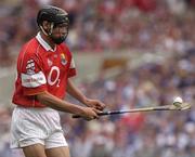 29 June 2003; Setanta O hAilpin of Cork during the Guinness Munster Senior Hurling Championship Final match between Cork and Waterford at Semple Stadium in Thurles, Tipperary. Photo by David Maher/Sportsfile