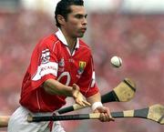 29 June 2003; Sean Og O'hAilpin of Cork during the Guinness Munster Senior Hurling Championship Final match between Cork and Waterford at Semple Stadium in Thurles, Tipperary. Photo by David Maher/Sportsfile
