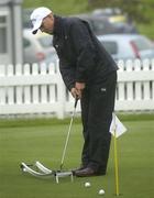 30 June 2003; Niclas Fasth of Sweden practices his putting on the practice putting green in preparation for The Smurfit European Open at the K Club in Straffan, Kildare. Photo by Damien Eagers/Sportsfile