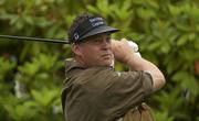 30 June 2003; Darren Clarke of Northern Ireland watches his drive from the 1st tee during a practice round in preparation for The Smurfit European Open at the K Club in Straffan, Kildare. Photo by Damien Eagers/Sportsfile
