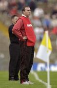 8 June 2003; Down manager Ross Carr during the Ulster Minor Football Championship match between Down and Armagh at Casement Park in Belfast. Photo by Brendan Moran/Sportsfile