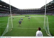 15 June 2003; A general view of the action, from the Hill 16 end, during the Guinness All Ireland Hurling Championship Qualifier Round 1 match between Dublin and Offaly at Croke Park in Dublin. Photo by Damien Eagers/Sportsfile