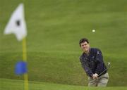 1 July 2003; Michael Smurfit Jnr chips out of a bunker on to the 3rd green during the Charity Pro Am ahead of The Smurfit European Open at The K Club South Course in Straffan, Kildare. Photo by Brendan Moran/Sportsfile