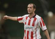 29 May 2003; Paddy McLaughlin of Derry City during the Eircom League Premier Division match between Derry City and Waterford United at the Brandywell Stadium in Derry. Photo by David Maher/Sportsfile