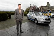 24 April 2013; Nicolas Roche at the launch of the Nicolas Roche Performance Standard Life Team. Carton House, Maynooth, Co. Kildare. Picture credit: David Maher / SPORTSFILE