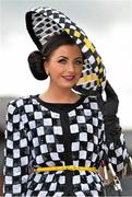 25 April 2013; Sarah Cass, from Gowran, Co. Kilkenny, enjoys a day at the races. Punchestown Racecourse, Punchestown, Co. Kildare. Picture credit: Barry Cregg / SPORTSFILE