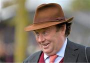 25 April 2013; Trainer Nicky Henderson in the parade ring after the Stephens Green Hibernian Club Hurdle. Punchestown Racecourse, Punchestown, Co. Kildare. Picture credit: Barry Cregg / SPORTSFILE