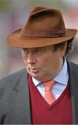25 April 2013; Trainer Nicky Henderson in the parade ring after the Stephens Green Hibernian Club Hurdle. Punchestown Racecourse, Punchestown, Co. Kildare. Picture credit: Barry Cregg / SPORTSFILE