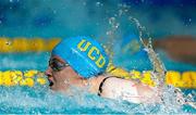 26 April 2013; Shauna O'Brien, UCD, competing in heat 2 of the Women's 50m Butterfly. 2013 Irish Long Course Swimming Championships, National Aquatic Centre, Abbotstown, Dublin. Picture credit: Brian Lawless / SPORTSFILE