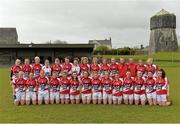 28 April 2013; The Cork squad. TESCO HomeGrown Ladies National Football League, Division 1, Semi-Final, Cork v Laois, Sean Treacy Park, Tipperary Town. Picture credit: Diarmuid Greene / SPORTSFILE