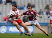 28 April 2013; Mark Lynch, Derry, in action against Dessie Dolan, Westmeath. Allianz Football League Division 2 Final, Derry v Westmeath, Croke Park, Dublin. Picture credit: Oliver McVeigh / SPORTSFILE