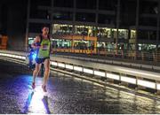 28 April 2013; John Coghlan, MSB A.C., on his way to winning the Run Dublin @ Night. Dublin City, Co. Dublin. Picture credit: Tomas Greally / SPORTSFILE
