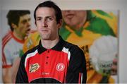 1 May 2013; Tyrone footballer Justin McMahon at the launch of the 2013 Ulster Senior Football & Hurling Championships. Ulster Museum, Botanic Gardens, Belfast, Co. Antrim. Picture credit: Oliver McVeigh / SPORTSFILE