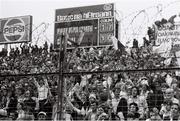 21 August 1977; A general view of the scoreboard at the canal end during the game. GAA Football All-Ireland Senior Championship Semi-Final, Dublin v Kerry, Croke Park, Dublin. Picture credit: Connolly Collection / SPORTSFILE