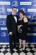 4 May 2013; Stuart and Louise McHugh in attendance at the annual Leinster Rugby Awards Ball which took place in the Mansion House, Saturday evening where Ian Madigan was awarded the Bank of Ireland Leinster Rugby Players' Player of the Year. Barry Murphy was the Master of Ceremonies on a successful sold out night which saluted an outstanding year for the game of rugby in Leinster, with music by The Bentley Boys and The Keynotes. For more information log on to www.leinsterrugby.ie. Leinster Rugby Awards Ball 2013, The Mansion House, Dublin. Picture credit: Brendan Moran / SPORTSFILE