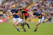 5 May 2013; Aidan Fogarty, Kilkenny, in action against Shane McGrath, left, and Conor O'Brien, Tipperary. Allianz Hurling League Division 1 Final, Kilkenny v Tipperary, Nowlan Park, Kilkenny. Picture credit: Stephen McCarthy / SPORTSFILE