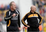 5 May 2013; Kilkenny selectors Michael Dempsey, left, and Martin Fogarty during the game. Allianz Hurling League Division 1 Final, Kilkenny v Tipperary, Nowlan Park, Kilkenny. Picture credit: Stephen McCarthy / SPORTSFILE
