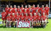 5 May 2013; The Cork squad. Irish Daily Star National Camogie League Div 1 Final, Cork v Wexford, Nowlan Park, Kilkenny. Picture credit: Stephen McCarthy / SPORTSFILE