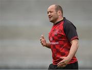 8 May 2013; Ulster's Rory Best in action during squad training ahead of their Celtic League Play-off against Llanelli Scarlets on Friday. Ulster Rugby Squad Training, Ravenhill Park, Belfast, Co. Antrim. Picture credit: Oliver McVeigh / SPORTSFILE