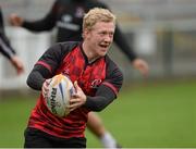8 May 2013; Ulster's Stuart Olding in action during squad training ahead of their Celtic League Play-off against Llanelli Scarlets on Friday. Ulster Rugby Squad Training, Ravenhill Park, Belfast, Co. Antrim. Picture credit: Oliver McVeigh / SPORTSFILE