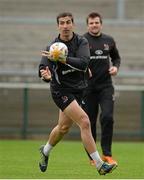 8 May 2013; Ulster's Ruan Pienaar in action during squad training ahead of their Celtic League Play-off against Llanelli Scarlets on Friday. Ulster Rugby Squad Training, Ravenhill Park, Belfast, Co. Antrim. Picture credit: Oliver McVeigh / SPORTSFILE
