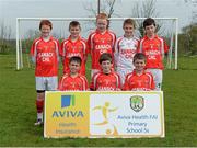 7 May 2013; The Annagh National School, Co. Galway, team in the Boys A competiton. Aviva Health FAI Primary School 5's, Connacht Finals, Shiven Rovers FC, Newbridge, Galway. Picture credit: Oliver McVeigh / SPORTSFILE