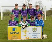 7 May 2013; The Gaelscoil Mhic Amhlaigh National School, Co. Galway, team in the Boys C competiton. Aviva Health FAI Primary School 5's, Connacht Finals, Shiven Rovers FC, Newbridge, Galway. Picture credit: Oliver McVeigh / SPORTSFILE
