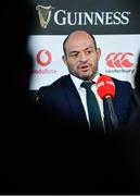 31 October 2017; Rory Best of Ireland speaking during a press conference at the Guinness Storehouse in Dublin. Photo by Sam Barnes/Sportsfile