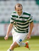 11 May 2013; Karl Sheppard, Shamrock Rovers, celebrates after scoring his side's 3rd goal. Setanta Sports Cup Final, Shamrock Rovers v Drogheda United, Tallaght Stadium, Tallaght, Co. Dublin. Photo by Sportsfile