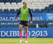 16 May 2013; Stade Francais captain Sergio Parisse during the captain's run ahead of their Amlin Challenge Cup final against Leinster on Friday. Stade Francais Captain's Run, RDS, Ballsbridge, Dublin. Picture credit: Matt Browne / SPORTSFILE