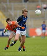 19 May 2013; David Brady, Cavan, in action against Jamie Cosgrove, Armagh. Electric Ireland Ulster GAA Football Minor Championship, First Round, Cavan v Armagh, Kingspan Breffni Park, Cavan. Picture credit: Oliver McVeigh / SPORTSFILE