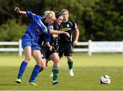 19 May 2013; Stephanie Roche, Peamount United, in action against Jenny Byrne, Castlebar Celtic. Bus Éireann Women's National League Cup Final, Castlebar Celtic v Peamount United, Milebush Park, Castlebar, Co. Mayo. Picture credit: David Maher / SPORTSFILE