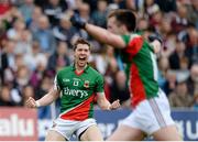 19 May 2013; Enda Varley, Mayo, celebrates scoring his side's second goal. Connacht GAA Football Senior Championship Quarter-Final, Galway v Mayo, Pearse Stadium, Galway. Picture credit: Brian Lawless / SPORTSFILE