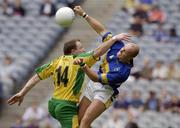 5 July 2003; Sean Collum, Tipperary, in action against Donegal's Adrian Sweeney. Bank of Ireland Senior Football Championship qualifier Round 3, Tipperary v Donegal, Croke Park, Dublin. Picture credit; Damien Eagers / SPORTSFILE