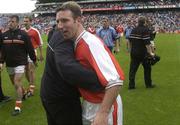 5 July 2003; Enda McNulty, Armagh, pictured after victory over Dublin. Bank of Ireland Senior Football Championship qualifier Round 3, Dublin v Armagh, Croke Park, Dublin. Picture credit; Damien Eagers / SPORTSFILE *EDI*