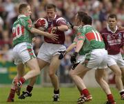 6 July 2003; Sean Og De Paor, Galway, in action against Mayo's Ger Brady, (20) and Declan Sweeney. Bank of Ireland Connacht Senior Football Championship Final, Galway v Mayo, Pearse Stadium, Galway. Picture credit; Damien Eagers / SPORTSFILE *EDI*
