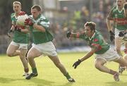 19 July 2003; Fermanagh's Ronan McCabe in action against Mayo's James Gill. Bank of Ireland Senior Football Championship qualifier, Mayo v Fermanagh, Markievicz Park, Sligo. Picture credit; Damien Eagers / SPORTSFILE *EDI*